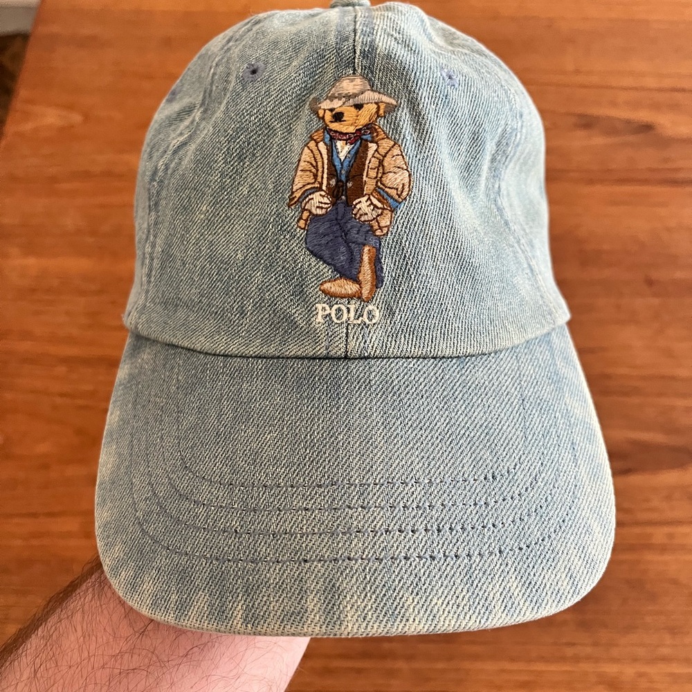 Polo Ralph Lauren Bear Denim Cap